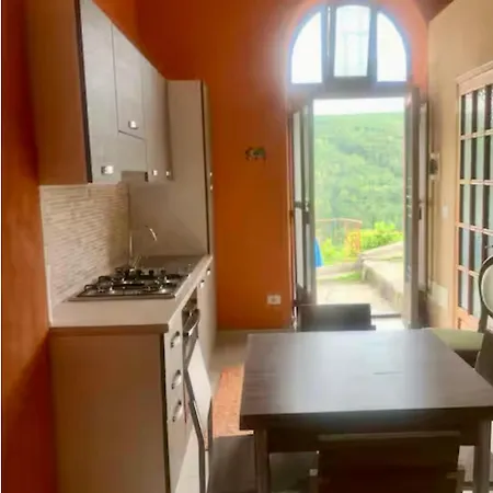 Private With Mountain View With Terrace In Medieval Village דירה