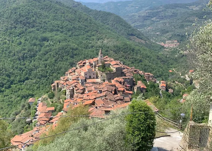 Private With Mountain View With Terrace In Medieval Village *